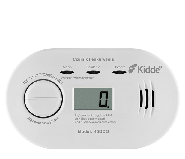 KIDDE Czujnik tlenku węgla K5DCO z LCD - 1308606 - zdjęcie